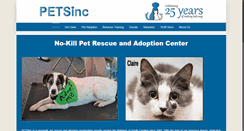Desktop Screenshot of petsinc.org